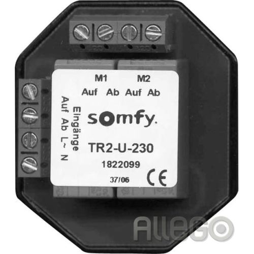 Bild: SOMFY Trennrelais Up f. zwei Antriebe TR2-U-230