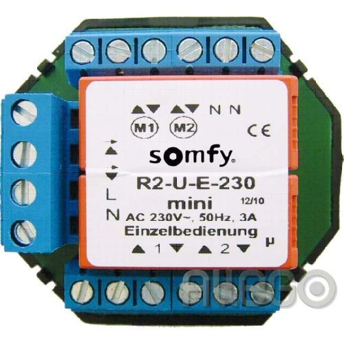 Bild: SOMFY Trennrelais UP f. zwei Antriebe TR2-U-E-230 mini