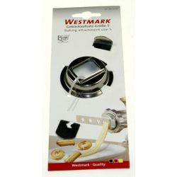 Spritzgebäckvorsatz für Fleischwolf Westmark 14702270 Edelstahl, 4 Motive