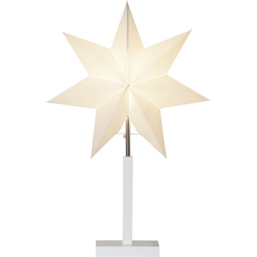 Bild: Star Standlleuchte Stern E14 beige/weiß 232-25