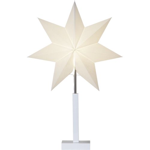 Bild: Star Standlleuchte Stern E14 beige/weiß 232-26