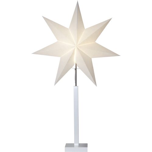 Bild: Star Standlleuchte Stern E14 beige/weiß 232-27