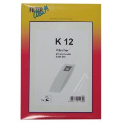 Staubbeutel K12 für Staubsauger Filterclean 000779K (3er-Pack)
