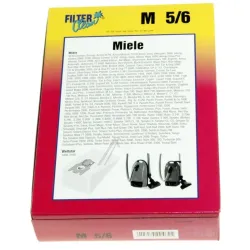 Staubsaugerbeutel Filterclean 000108Z M5/6 5 Stück