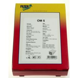 Staubsaugerbeutel Filterclean 000771K 5 Stück + Mikrofilter