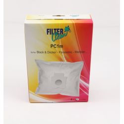 Staubsaugerbeutel Filterclean FL0021K für Staubsauger 4 Stück Mikrofaser