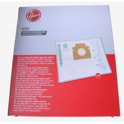 Staubsaugerbeutel für Hoover H-ENERGY 300 35602735 Mikrofaser, Aktivkohle