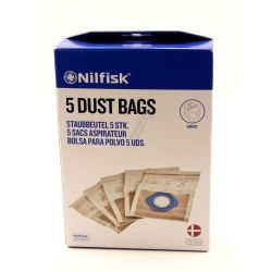 Staubsaugerbeutel Nilfisk 82095000 Papierbeutel, 5 Stück