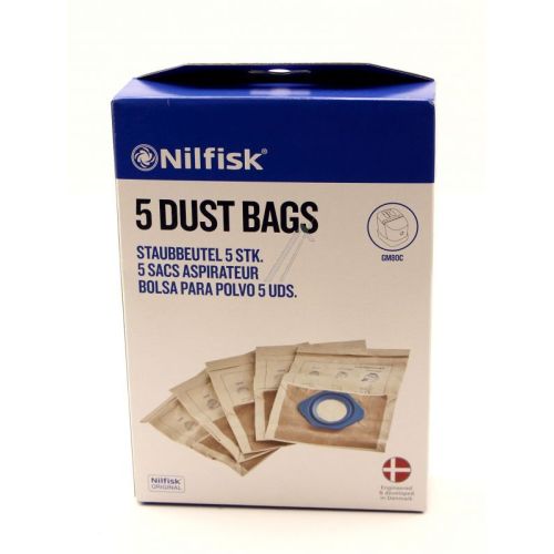 Bild: Staubsaugerbeutel Nilfisk 82095000 Papierbeutel, 5 Stück