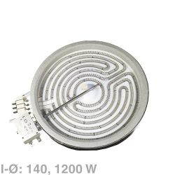 Strahlheizkörper 140mmØ 1200W 230V EGO 10.74431.004