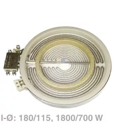 Strahlheizkörper 180/115mmØ 1800/700W 230V EGO 10.58213.032