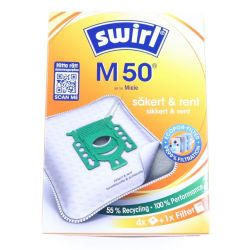Swirl M50 Staubsaugerbeutel Melitta 6779391 4er-Pack