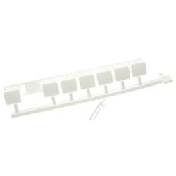 Tastatur weiß für Waschmaschine AEG 1552104018 6+1 Tasten