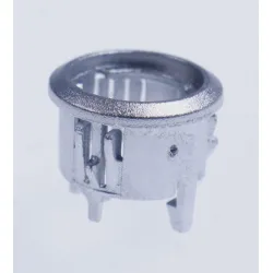 Tastenhalter für Bauknecht Mikrowelle Com 481241129017 klein, silber