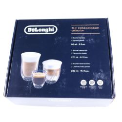 Thermogläser-Set für DeLonghi Kaffeemaschine 5513284451 Espresso, Cappuccino, La