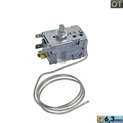 Thermostat 077B6760 Danfoss 650mm Kapillarrohr 4x6,3mm AMP 00425570 425570