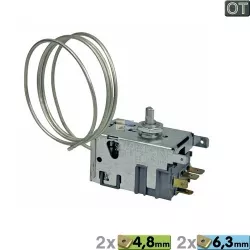Thermostat 077B6987 Danfoss 710mm Kapillarrohr 2x4,8mm/2x6,3mm AMP 00607862