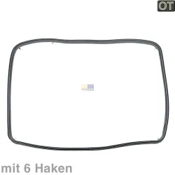 Türdichtung Bauknecht 481246668911 rundum 6Haken für Backofen Herd