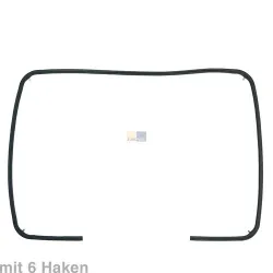 Türdichtung Bosch 00056510 rundum 6Haken für Backofen Herd