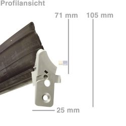 Türdichtung Bosch 00298534 Schürzendichtung unten für Geschirrspüler