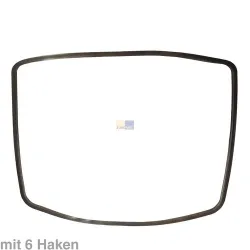 Türdichtung Siemens 00095546 rundum 6Haken für Backofen Herd