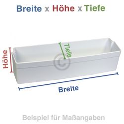 Türfach mitte für Kühlteil Hisense HK1051907 in Kühl-Gefrierkombination