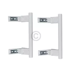 Türgriffsatz wie Liebherr 9096036 weiß Stangenform für Kühl-Gefrierkombination
