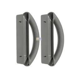 Türgriffsatz Zanussi 5029986400/4 grau für Kühl-Gefrierkombination