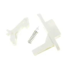 Türhaken-Set mit Feder für Candy Waschmaschine 49007928 Bullauge