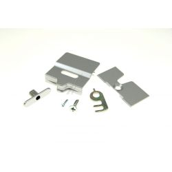 Türverschluss für Dometic Kühlschrank 241275785 weiß, gebogen