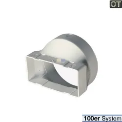 Übergangsstück 100er Flach/Rund Bosch 00265678 Original für Trockner