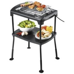 Unold 58550 Grill Black Rack Standgrill Tischgrill für drinnen und draußen