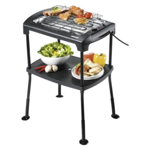 Bild: Unold 58550 Grill Black Rack Standgrill Tischgrill für drinnen und draußen