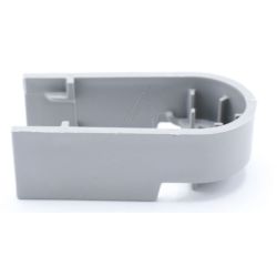 Untere Kühlschrank-Scharnierabdeckung Whirlpool/Indesit 482000092589 grau, Fjord