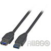 Efbe-Schott USB-Verlängerung A-A 3,0m USB 3.0 schwarz K5237.3