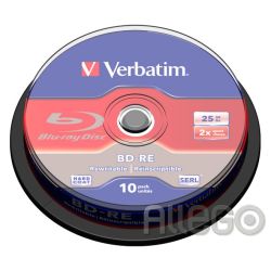 Verbatim BD-RE 25GB/1-2x Cakebox (10 Disc)