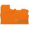 Wago NT-Abschlussplatte 2002-7192 2,5mm² orange Wago NT-Abschlussplatte 2002-719 20027192