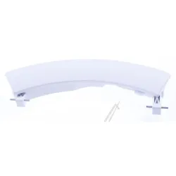 Waschmaschinen-Türgriff für Bosch Siemens Com 751782 Weiß Kunststoff