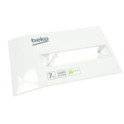 Waschmittelkastenblende für Beko Waschmaschine 2828115081 Blende, weiß