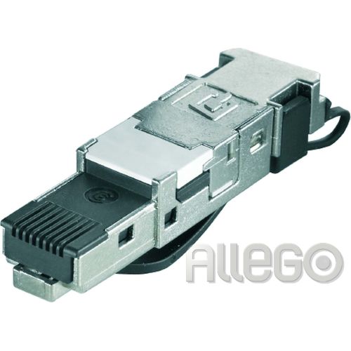 Bild: Weidmüller Stecker RJ45 werkzeuglos IE-PS-RJ45-FH-BK