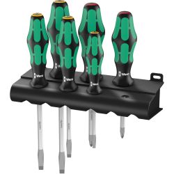 Wera 334 SK/6 Rack Schrauben- drehers. Kraftform Plus Lasertip