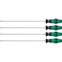 Wera 367/4TORX HF Schraubendr.- set,KraftformPlus, Haltef.,300mm