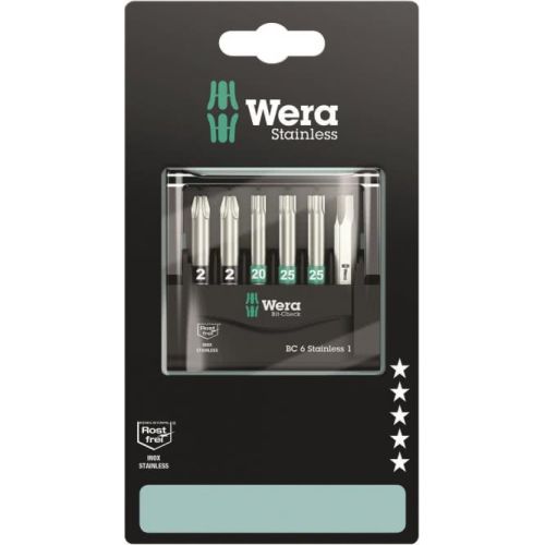 Bild: Wera Bit-Check 6 Stainless 1 SB Bits-Sortiment