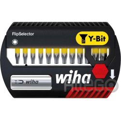 Wiha 13tlg. Bit Set FlipSelector Y-Bit 25mm TX 1/4" UV