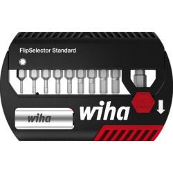 Wiha Bit Set FlipSelector 25mm 6-kant 11-tlg. 1/4" SB7947902