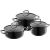 Bild: WMF Fusiontec Essential Topf-Set, 3-teilig, Black