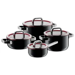 WMF Fusiontec Functional Topfset 4-teilig, functional black