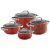 Bild: WMF Fusiontec Mineral Topfset, 4-teilig, Red