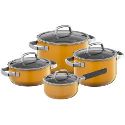 WMF Fusiontec Mineral Topfset, 4-teilig, Yellow