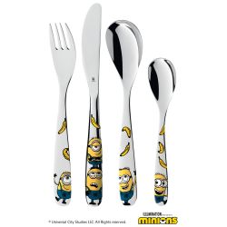 WMF Kinderbesteck-Set Minions®, 4-teilig